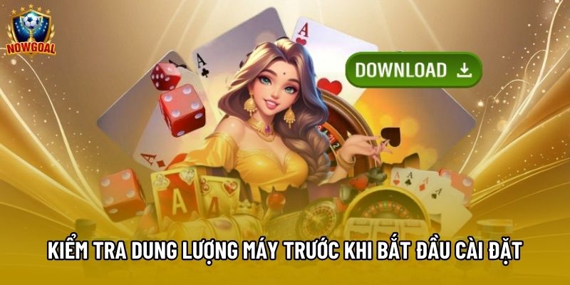 Kiểm tra dung lượng máy trước khi bắt đầu cài đặt Kiểm tra dung lượng máy trước khi bắt đầu cài đặt